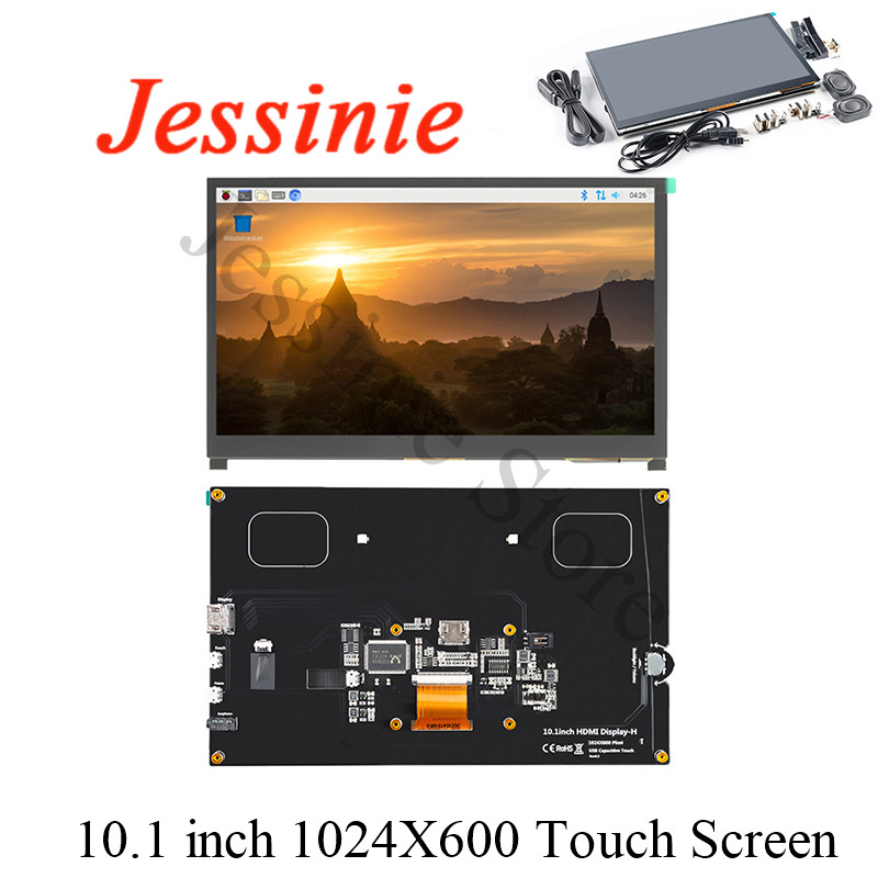 Raspberry Pi 10.1 Inch Capacitive Touch Screen Ips - 10,1 Zoll HDMI-kompatibles LCD-Anzeigemodul 10,1 Zoll