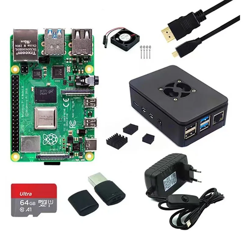 Raspberry Pi 4 8Gb Ram Kit - Hochwertiges Original Raspberry Pi 4 Modell