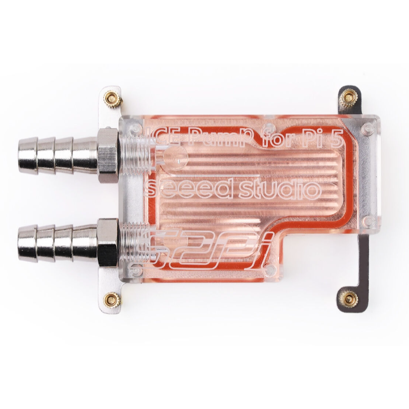 Raspberry Pi Water Cooling Kit - Ultraflaches CPU-Wasserkühlungsblock-Kit für Raspberry Pi 5