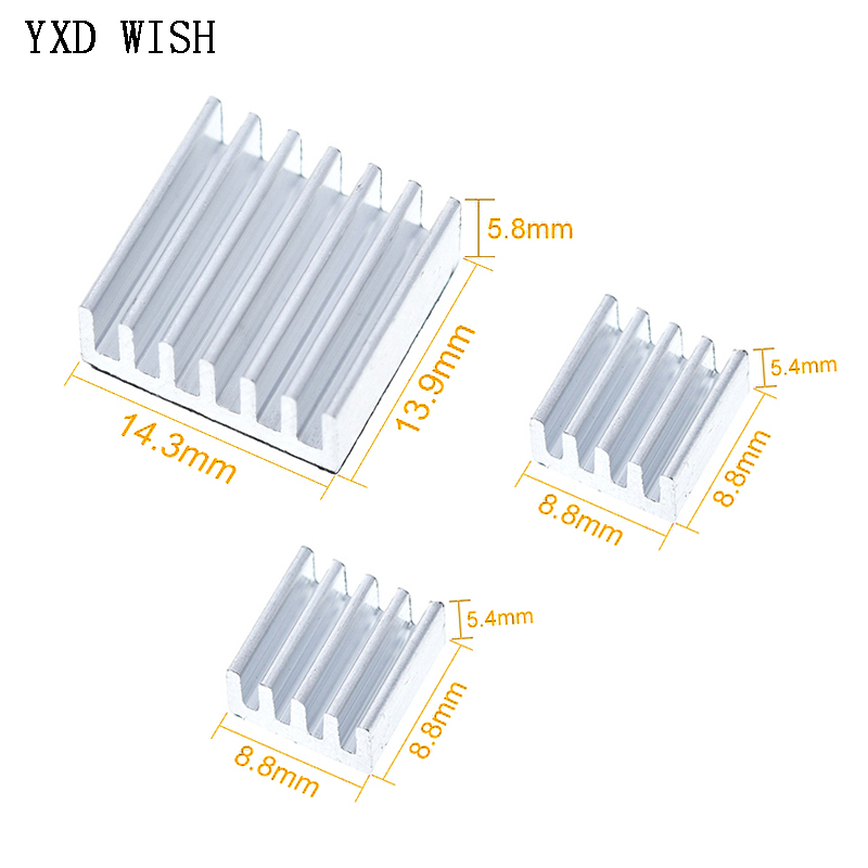 Raspberry Pi Water Cooling Kit - 30 stücke Aluminium Kühlkörper Set Klebstoff