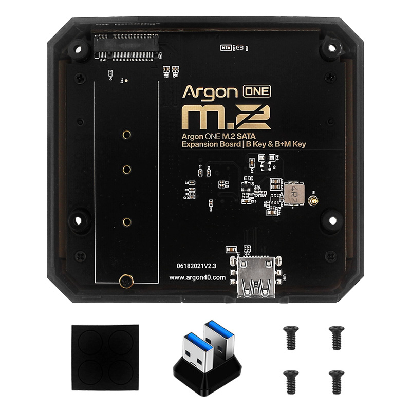 Argon One V3 M.2 Nvme Case - Argon ONE M.2 Raspberry Pi 4-Erweiterungsplatine,