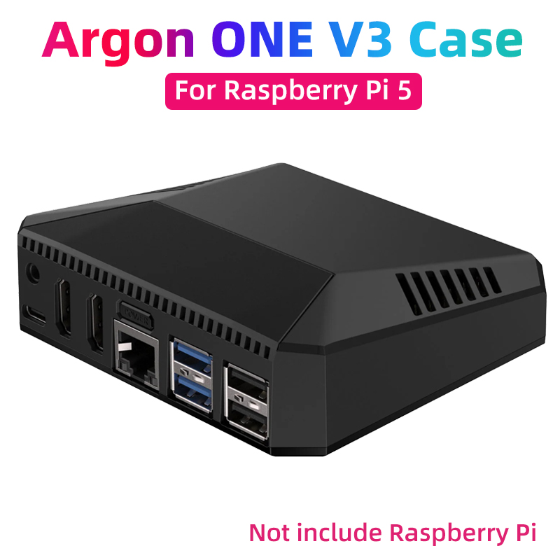 Argon One V3 M.2 Nvme Case - Argon ONE V3 Gehäuse für Raspberry