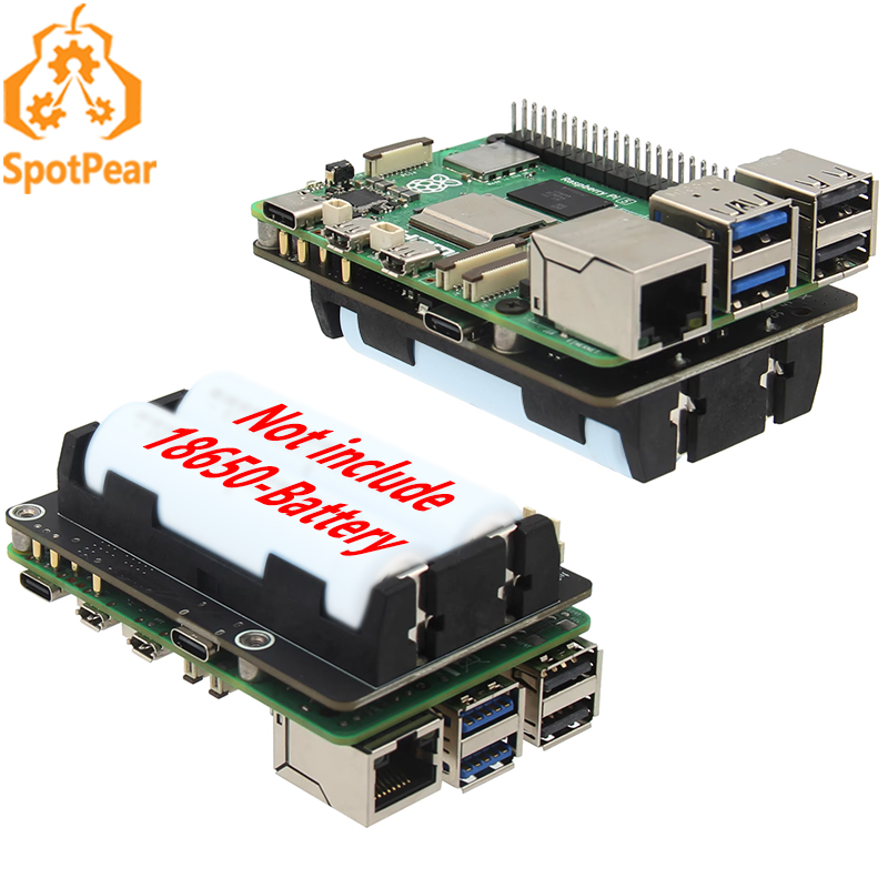 Raspberry Pi Uninterrupted Power Supply Ups 18650 - X1200 Raspberry Pi 5 USV-Board unterbrechungsfreie