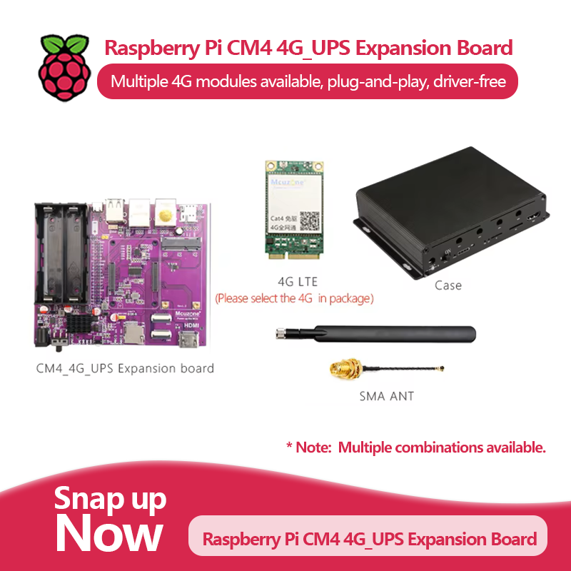 Raspberry Pi Uninterrupted Power Supply Ups 18650 - Raspberry Pi CM4 4G_UPS Erweiterungsplatine für
