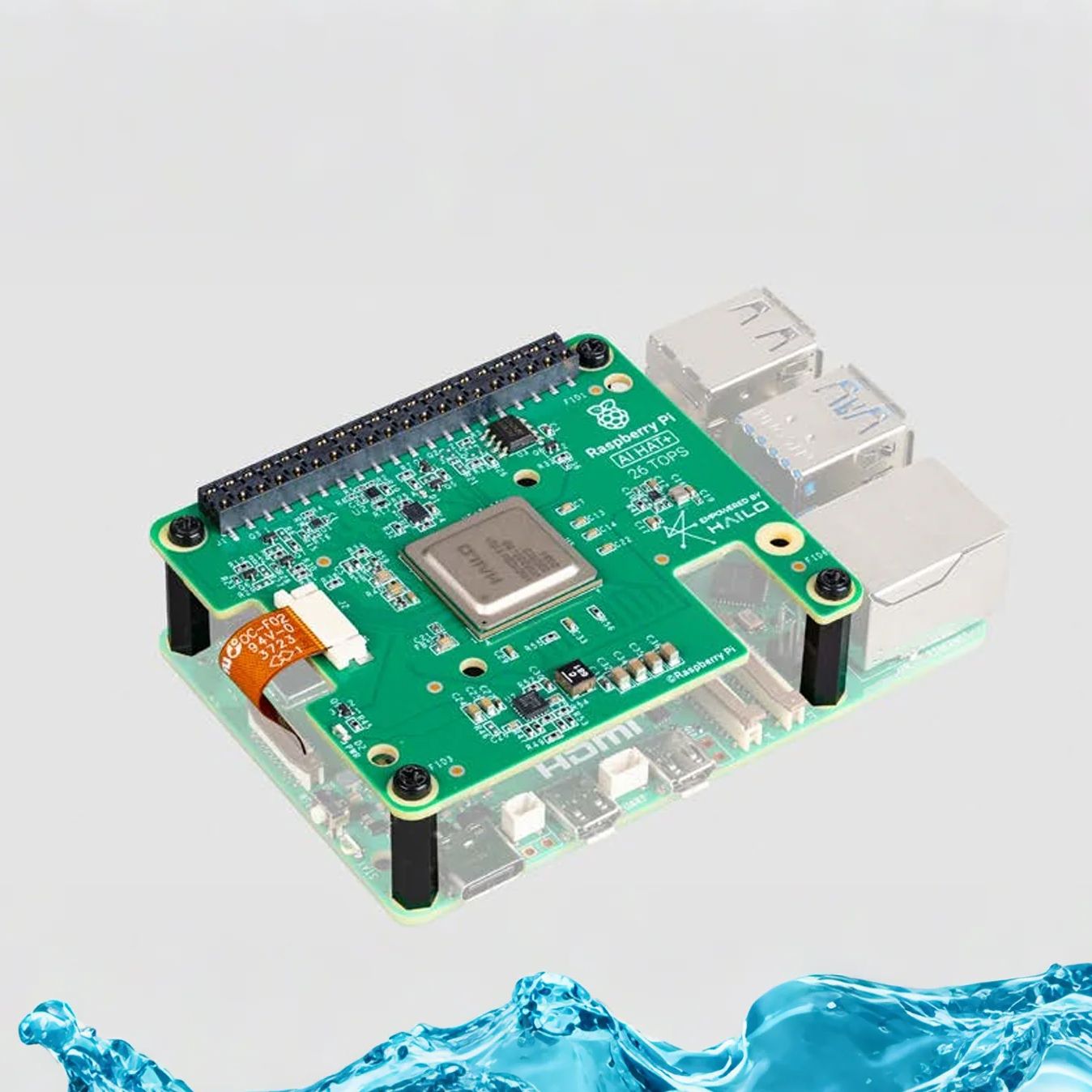 Raspberry Pi Ai Kit Hailo-8L - Raspberry Pi AI HAT+ mit Integriertem