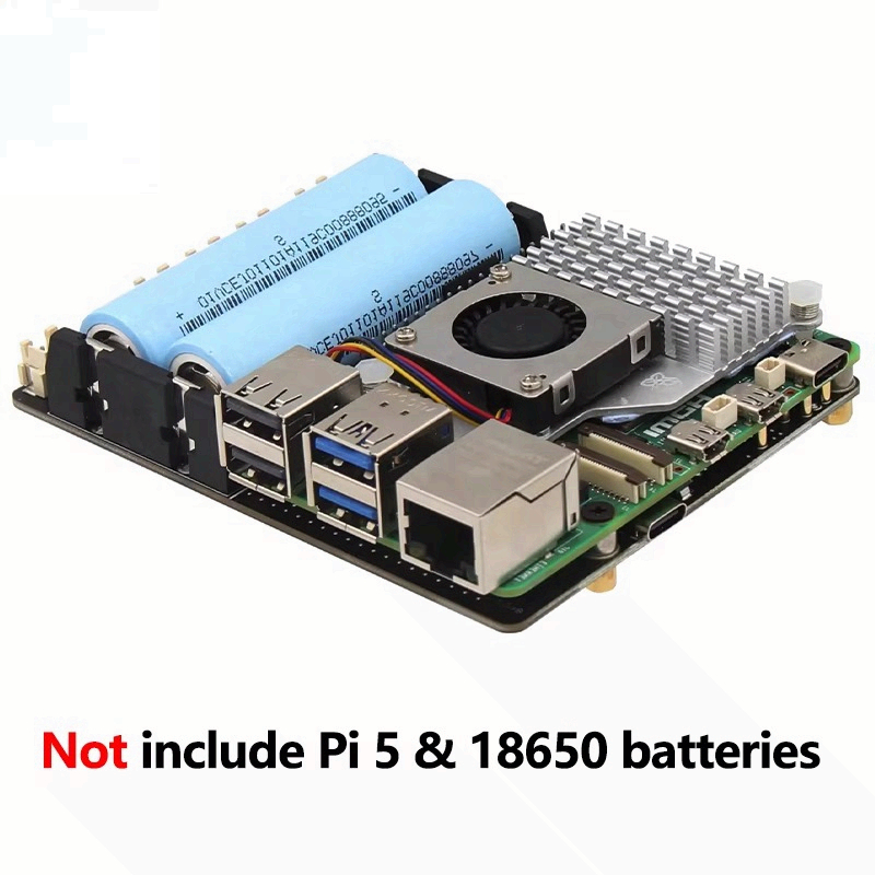 Raspberry Pi 5 18650 USV-Board – Raspberry Pi Uninterrupted Power Supply Ups 18650 Bewertung und Preis