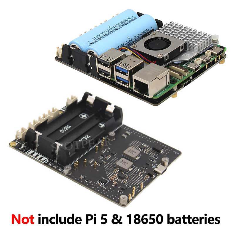 Raspberry Pi 5 18650 USV-Board – Raspberry Pi Uninterrupted Power Supply Ups 18650 Bewertung und Preis