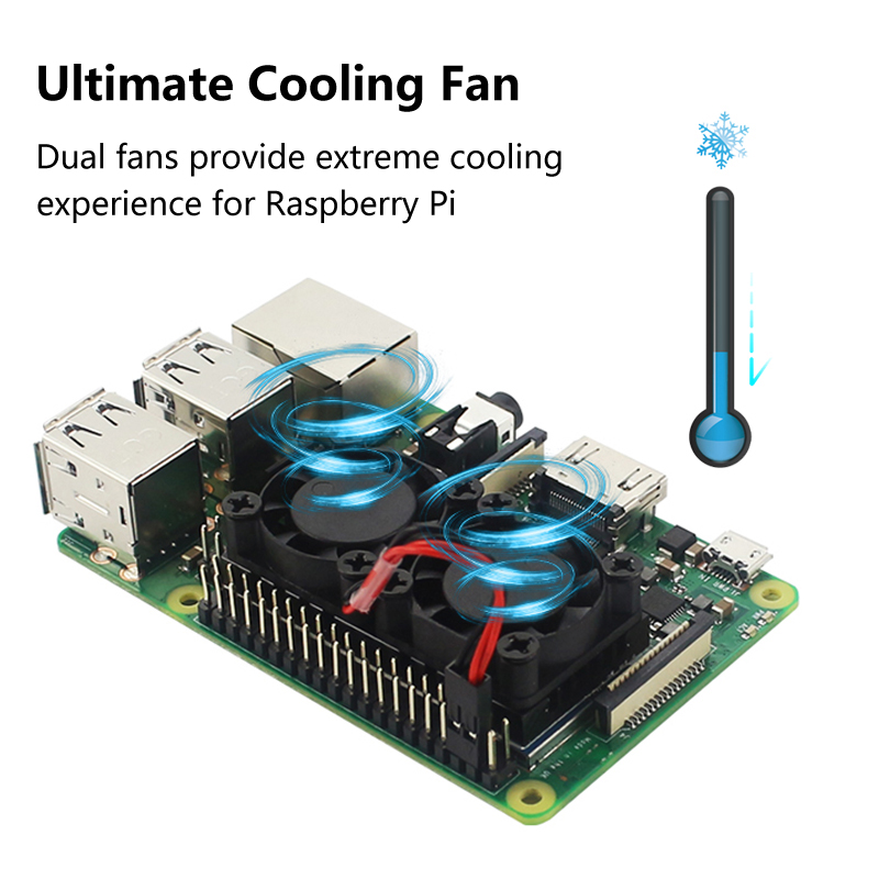 Raspberry Pi 4 Doppellüfter mi – Raspberry Pi Water Cooling Kit Bewertung und Preis