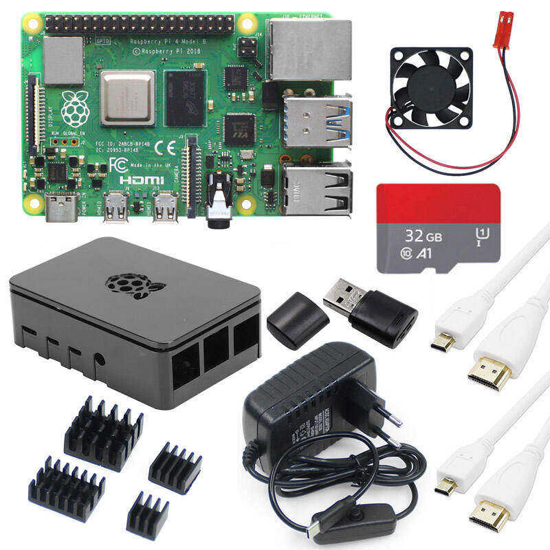 Raspberry Pi 4B 8GB Basis-Kit  – Raspberry Pi 4 8Gb Ram Kit Bewertung und Preis