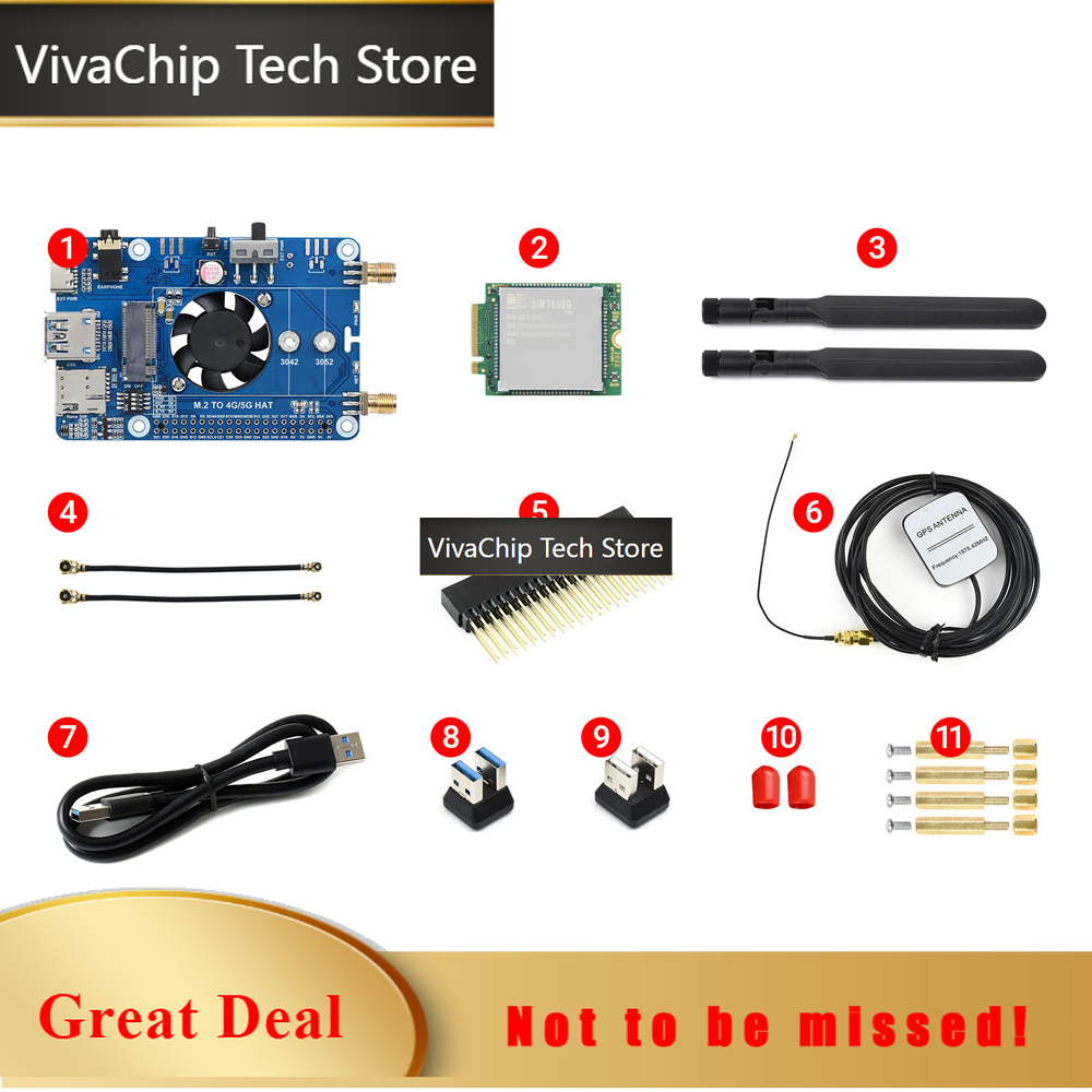 VivaChip Tech4G LTE GPS HAT Kü – Raspberry Pi 4 8Gb Ram Kit Bewertung und Preis